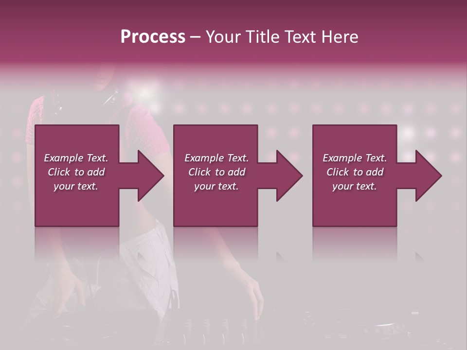 Mixer Headphones Beauty PowerPoint Template