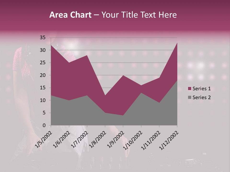 Mixer Headphones Beauty PowerPoint Template