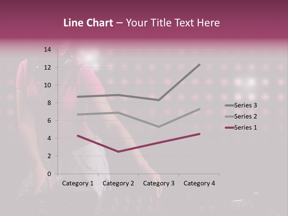Mixer Headphones Beauty PowerPoint Template