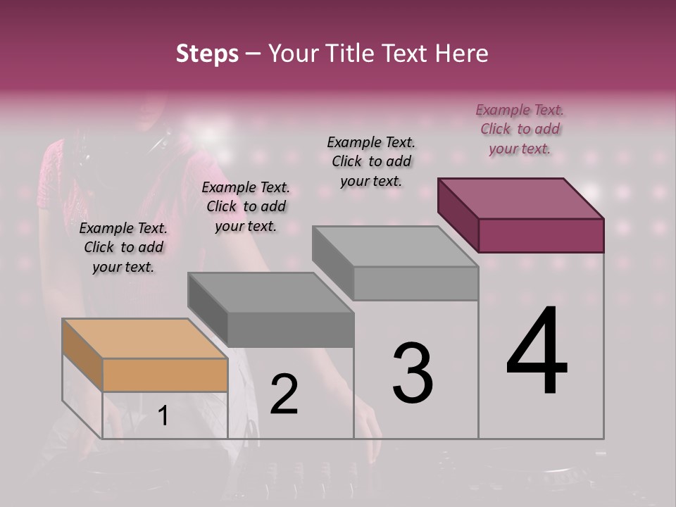 Mixer Headphones Beauty PowerPoint Template