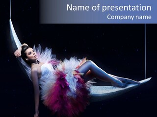 Dress Ice Elegance PowerPoint Template