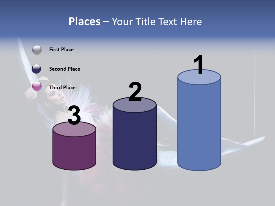 Dress Ice Elegance PowerPoint Template