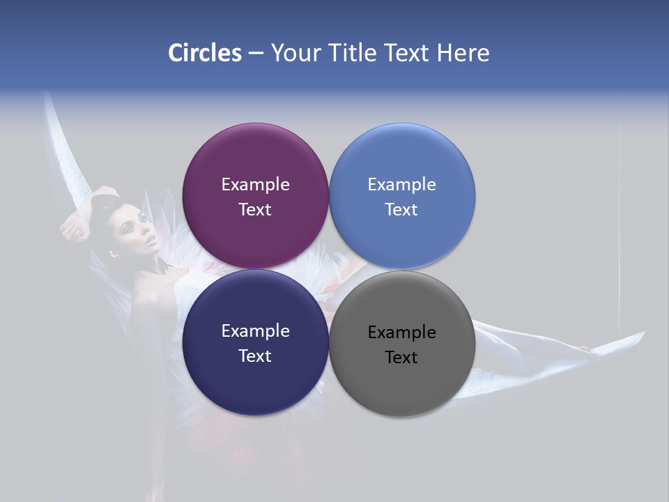 Dress Ice Elegance PowerPoint Template