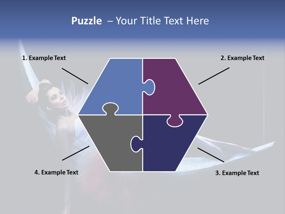 Dress Ice Elegance PowerPoint Template