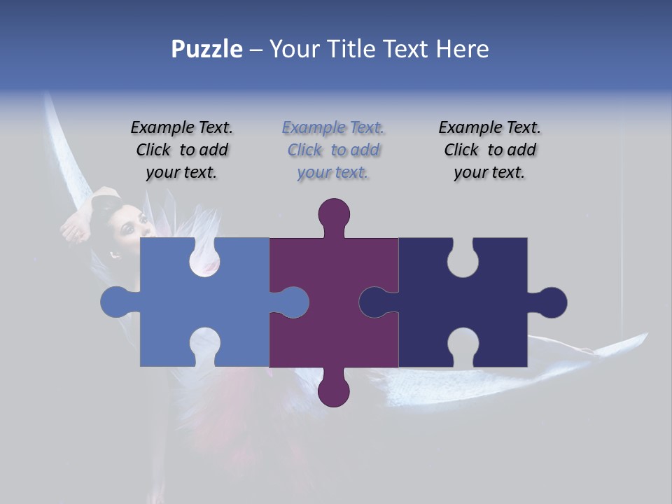 Dress Ice Elegance PowerPoint Template