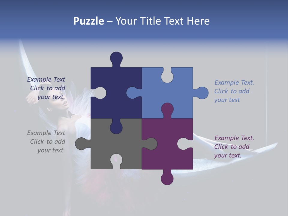 Dress Ice Elegance PowerPoint Template