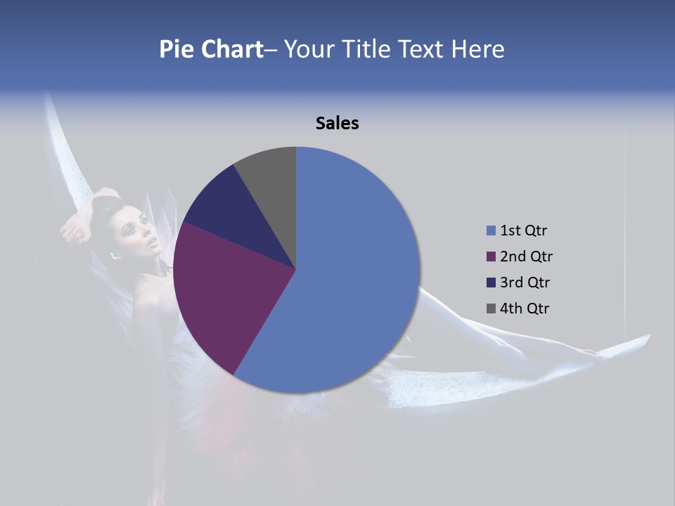 Dress Ice Elegance PowerPoint Template