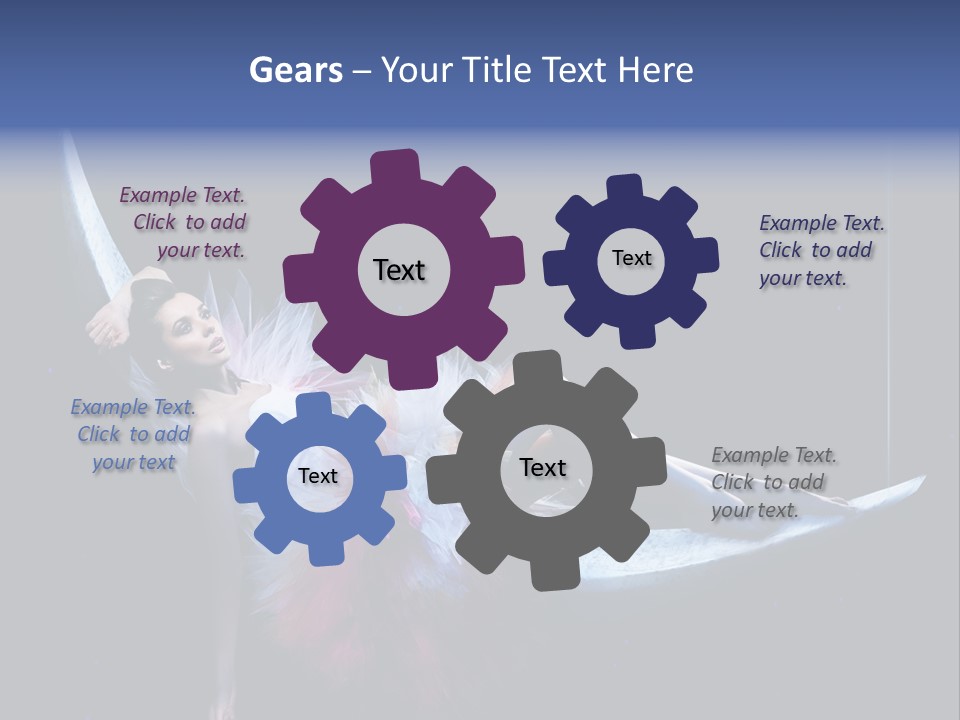 Dress Ice Elegance PowerPoint Template