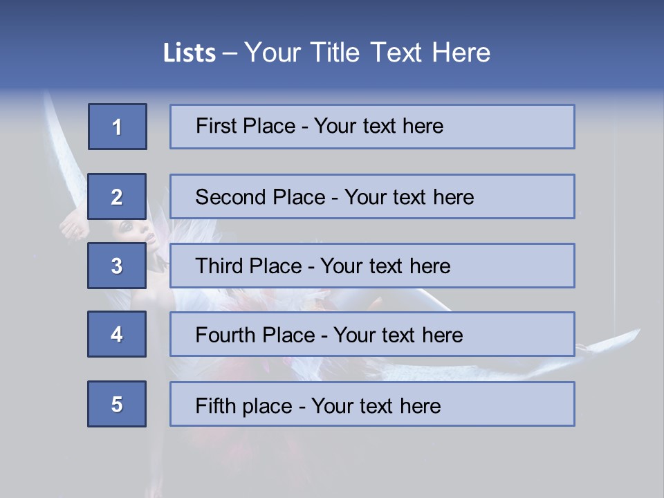 Dress Ice Elegance PowerPoint Template