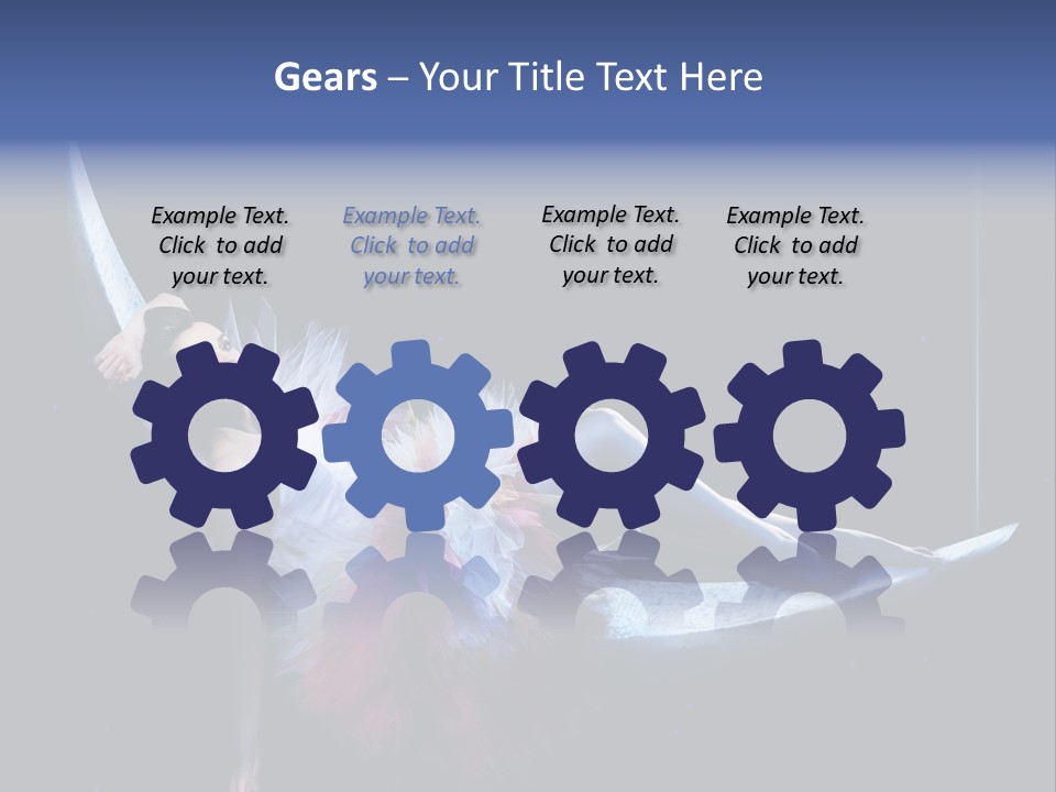 Dress Ice Elegance PowerPoint Template