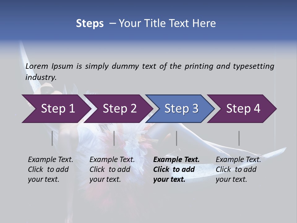 Dress Ice Elegance PowerPoint Template