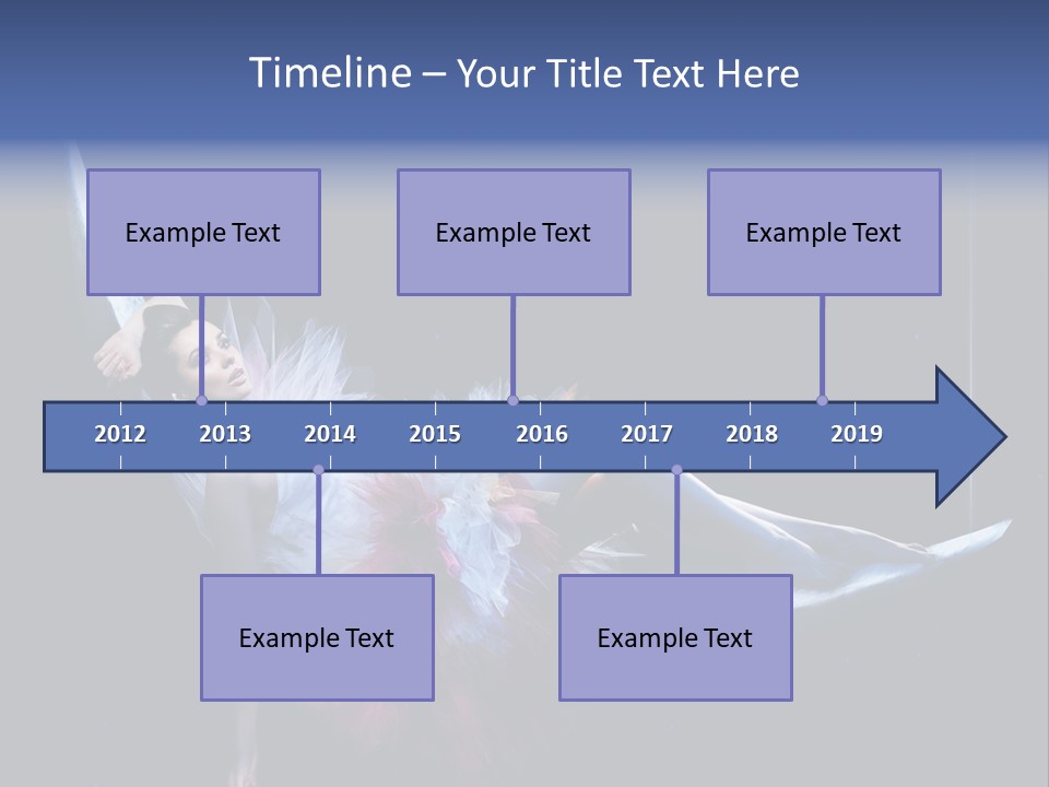 Dress Ice Elegance PowerPoint Template