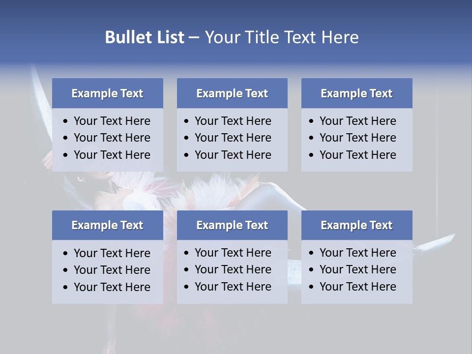 Dress Ice Elegance PowerPoint Template