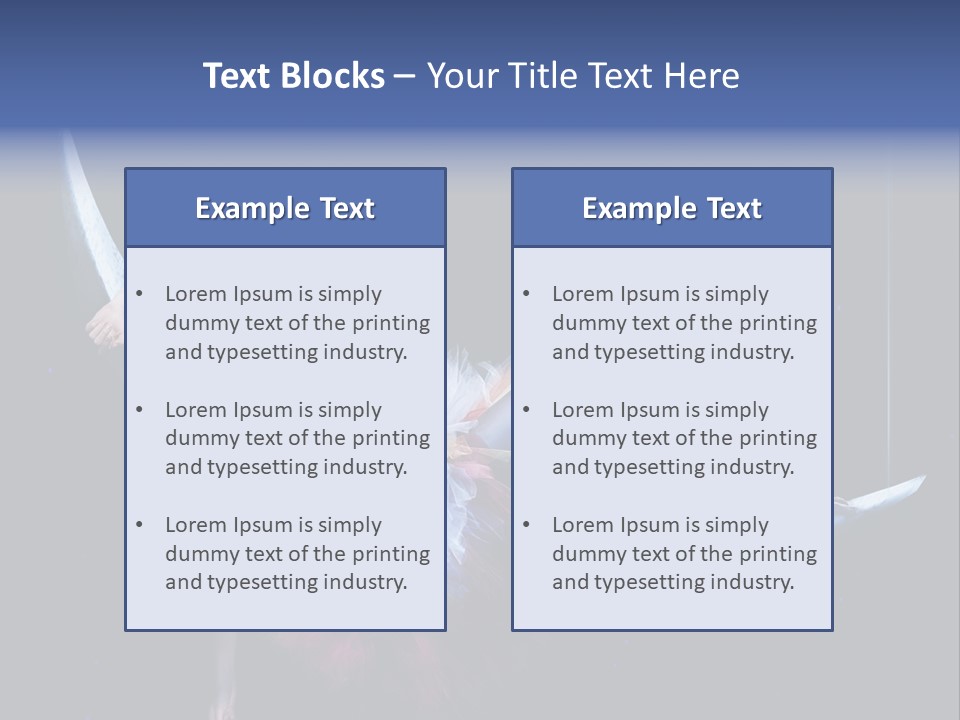 Dress Ice Elegance PowerPoint Template