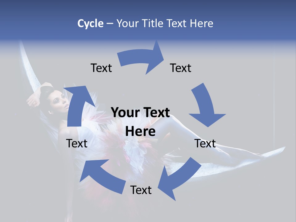 Dress Ice Elegance PowerPoint Template