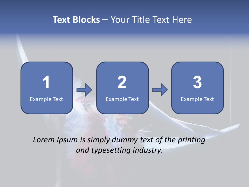 Dress Ice Elegance PowerPoint Template