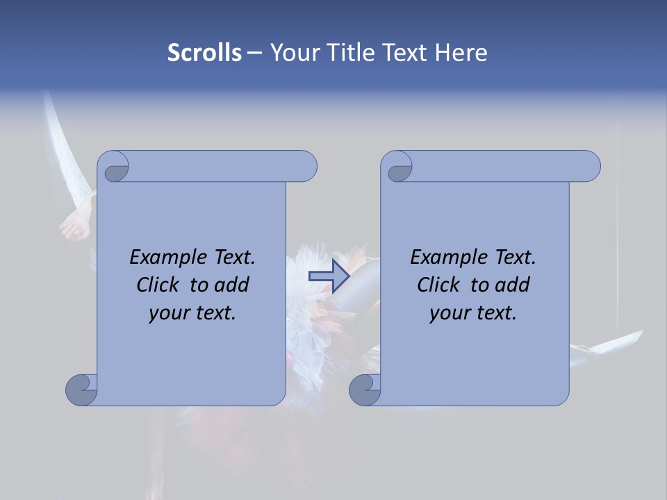 Dress Ice Elegance PowerPoint Template