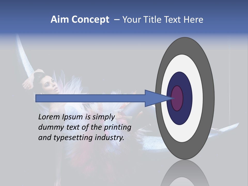 Dress Ice Elegance PowerPoint Template