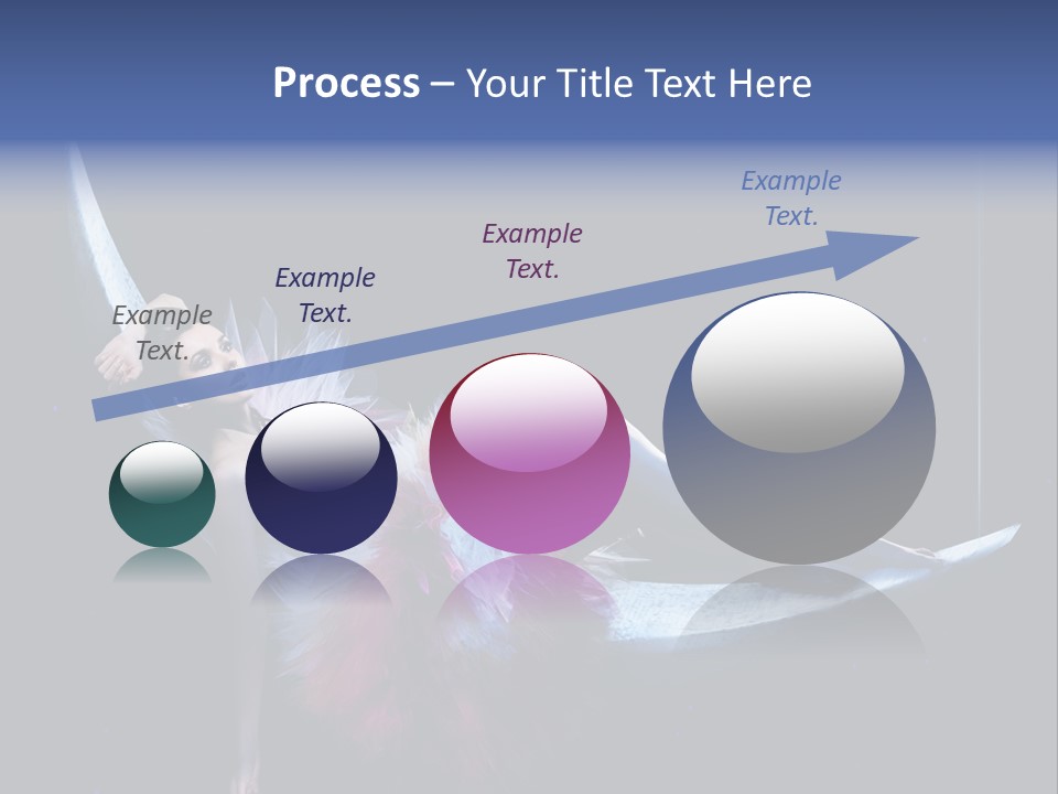 Dress Ice Elegance PowerPoint Template