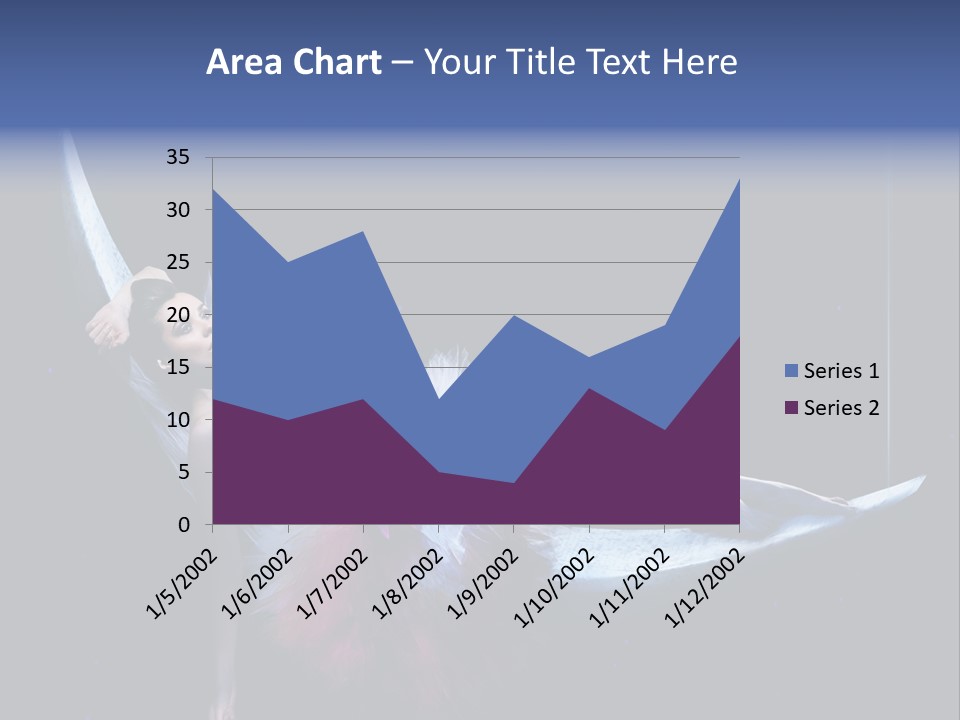 Dress Ice Elegance PowerPoint Template