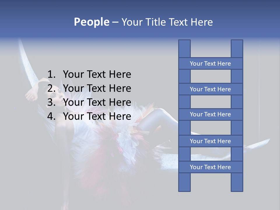 Dress Ice Elegance PowerPoint Template