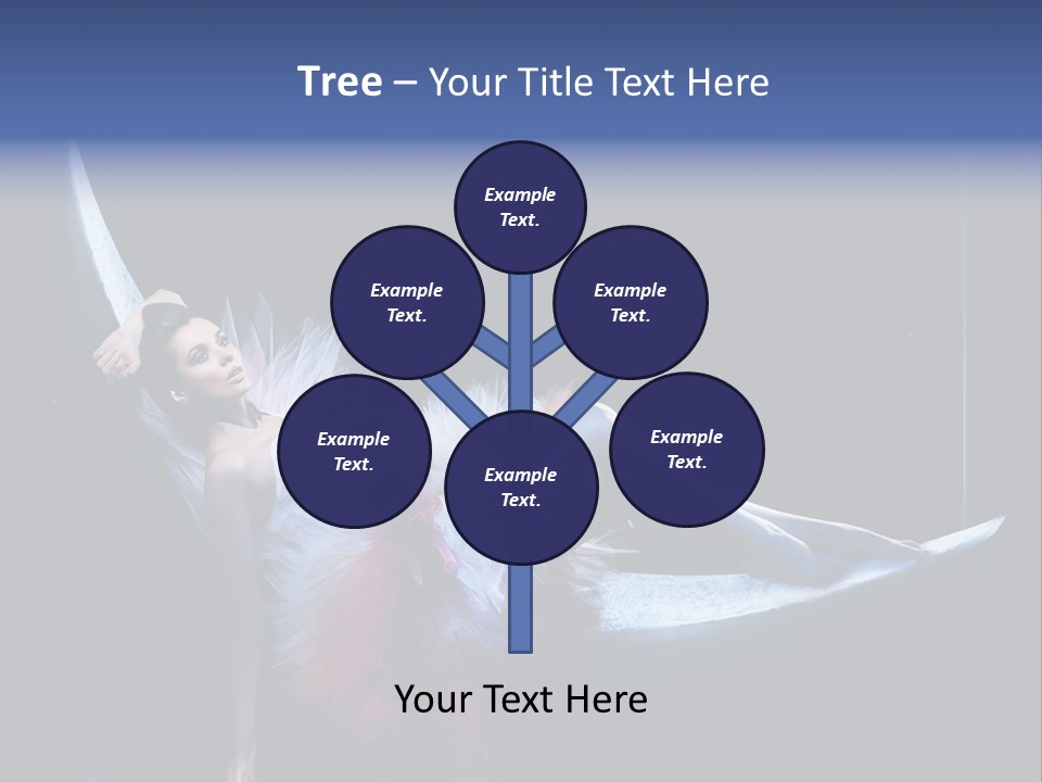 Dress Ice Elegance PowerPoint Template