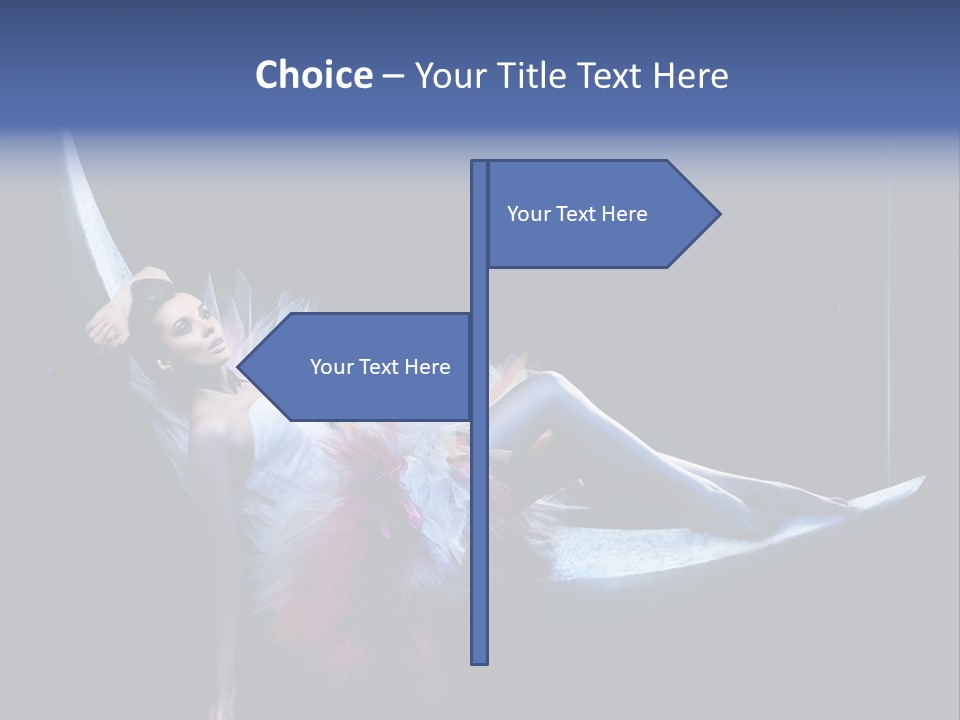 Dress Ice Elegance PowerPoint Template