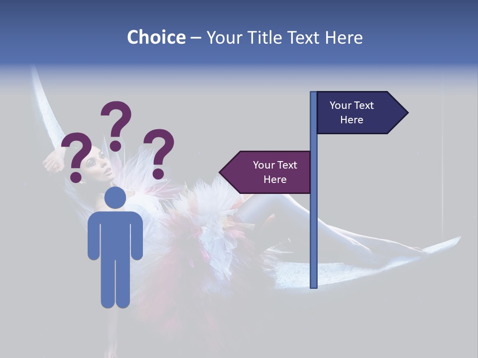 Dress Ice Elegance PowerPoint Template