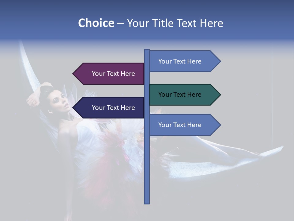 Dress Ice Elegance PowerPoint Template