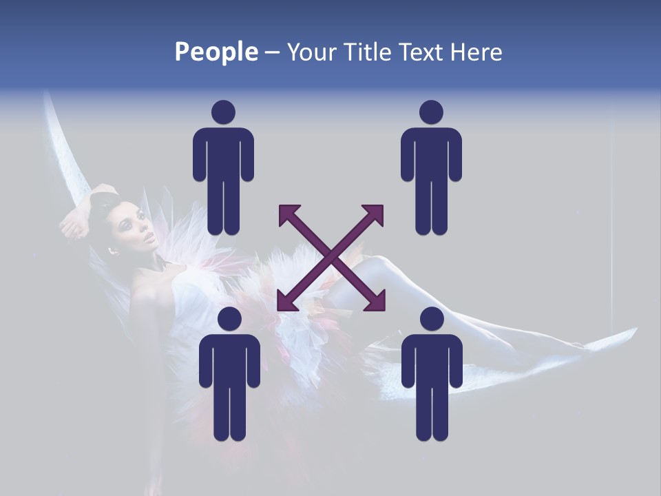 Dress Ice Elegance PowerPoint Template