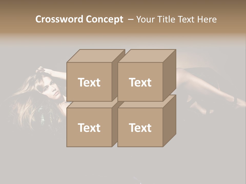 Leisure Figure Lascivious PowerPoint Template