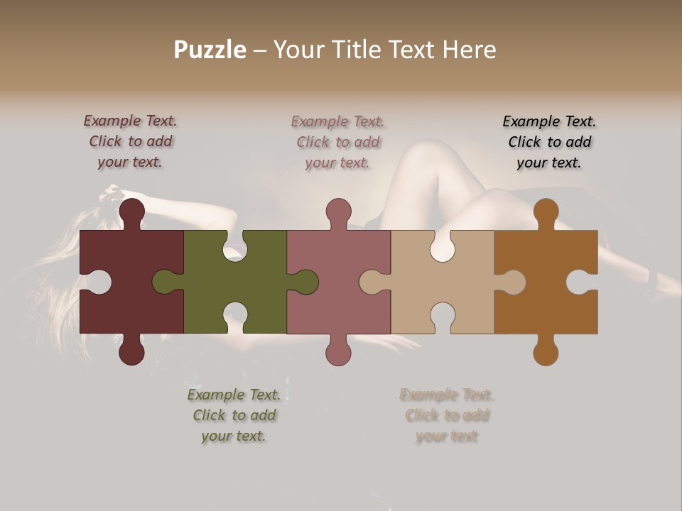 Leisure Figure Lascivious PowerPoint Template