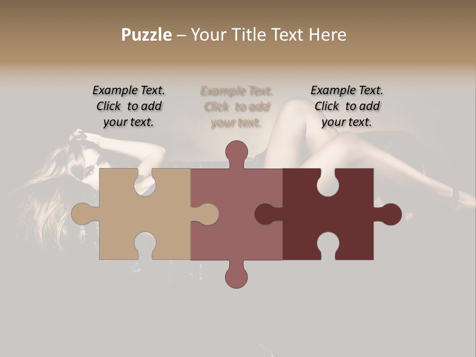 Leisure Figure Lascivious PowerPoint Template