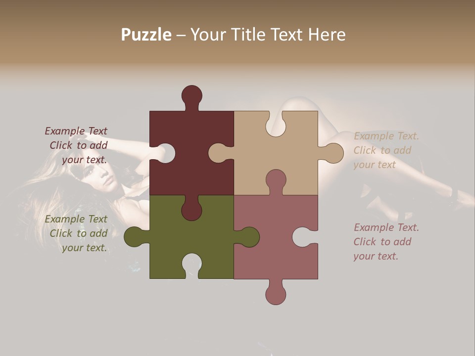 Leisure Figure Lascivious PowerPoint Template