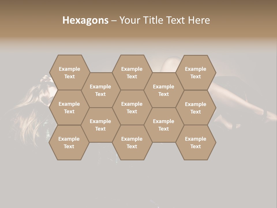 Leisure Figure Lascivious PowerPoint Template