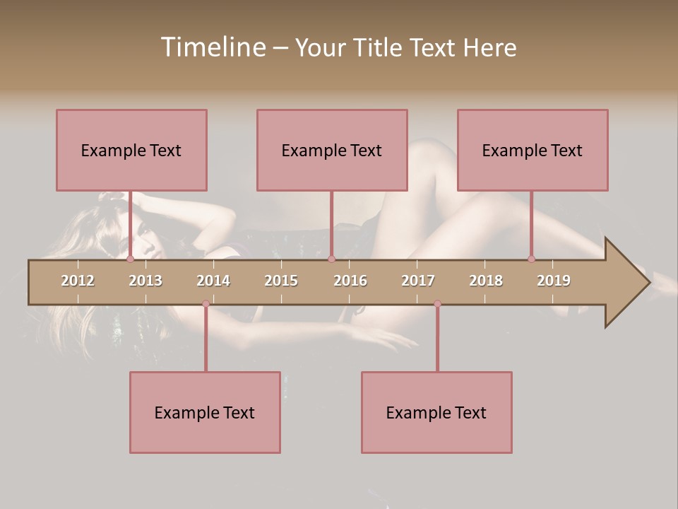 Leisure Figure Lascivious PowerPoint Template