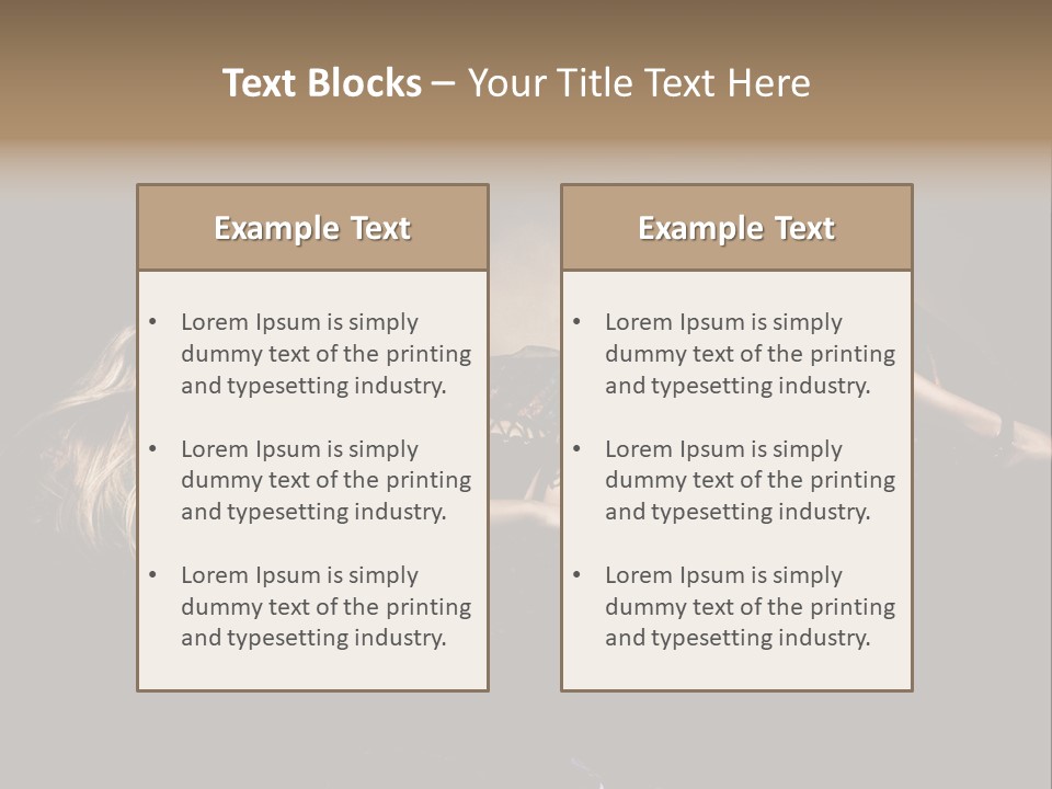 Leisure Figure Lascivious PowerPoint Template