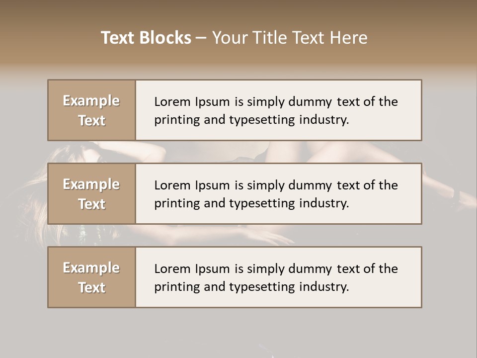 Leisure Figure Lascivious PowerPoint Template