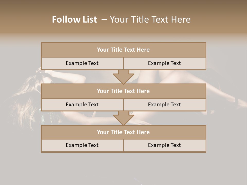 Leisure Figure Lascivious PowerPoint Template