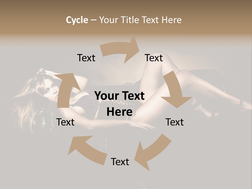 Leisure Figure Lascivious PowerPoint Template