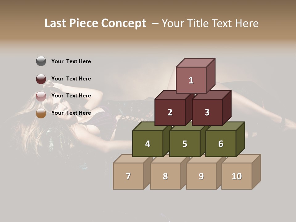 Leisure Figure Lascivious PowerPoint Template