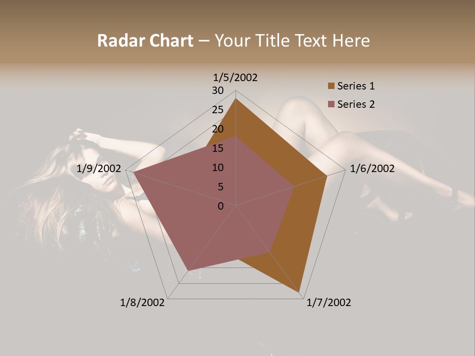 Leisure Figure Lascivious PowerPoint Template