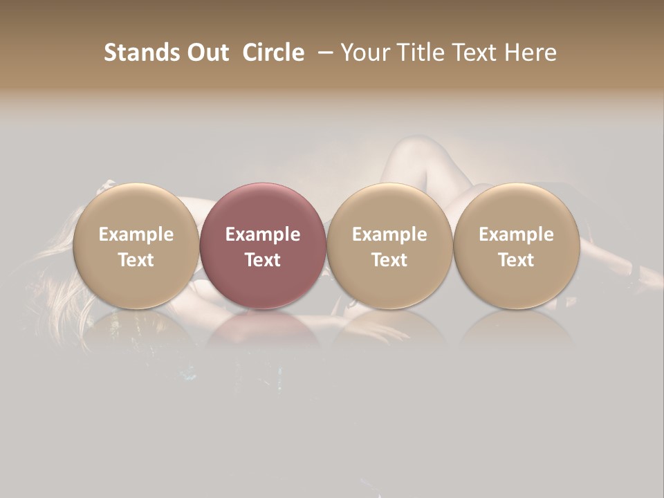 Leisure Figure Lascivious PowerPoint Template