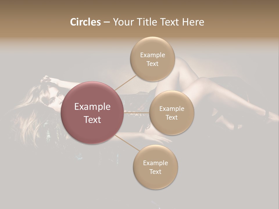 Leisure Figure Lascivious PowerPoint Template