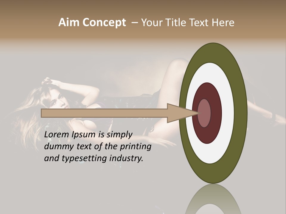 Leisure Figure Lascivious PowerPoint Template