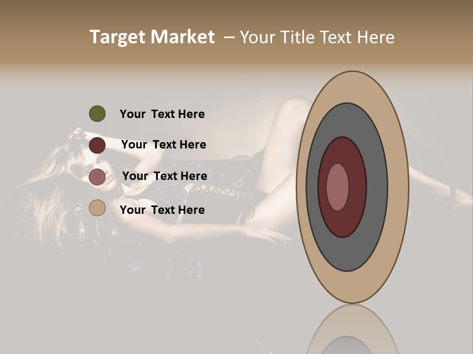 Leisure Figure Lascivious PowerPoint Template