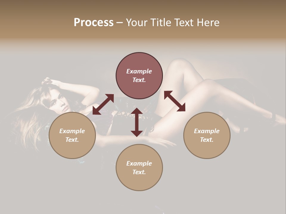 Leisure Figure Lascivious PowerPoint Template