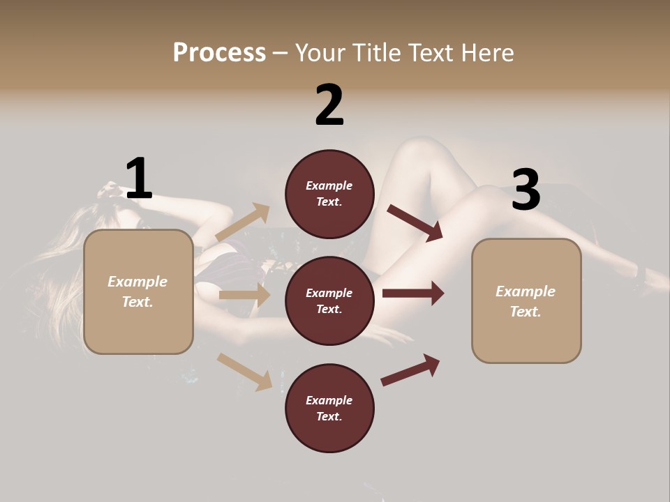 Leisure Figure Lascivious PowerPoint Template