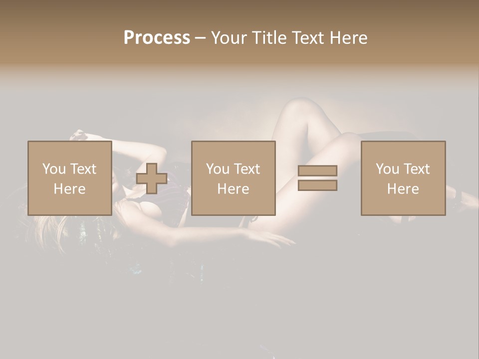 Leisure Figure Lascivious PowerPoint Template