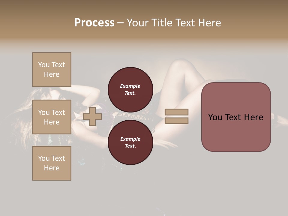 Leisure Figure Lascivious PowerPoint Template